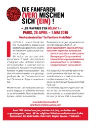 les fanfares s'en mêlant